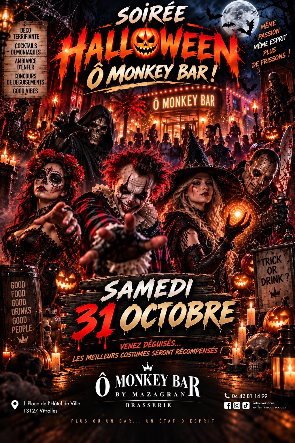 Soirée Halloween — samedi 31 octobre